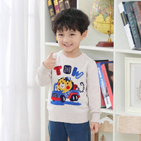 Cartoon cute car car warm sweater