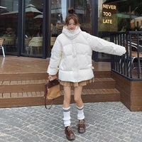 Women's Autumn And Winter Loose And Warm Cotton-padded Jacket