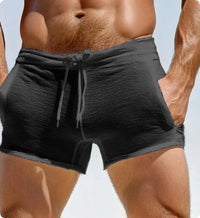 Plus Size Men's Sexy Lacing Home Casual And Comfortable Fitness Shorts