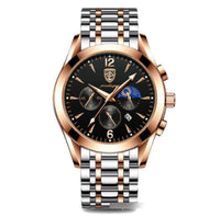 Men's Quartz Waterproof Luminous Belt Watch
