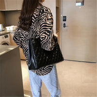 Women's Loose-fit Retro Long-sleeve Striped Shirt