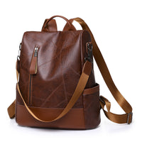 Women's Large-Capacity Casual Patchwork Backpack