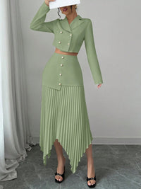 Stylish And Sophisticated Womens Suit Skirt Set