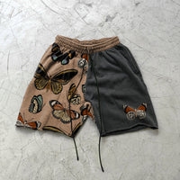 Geometric 3D Digital Printing Shorts