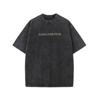 Faith Is Better Than Fear Men And Women Batik Retro Trendy T-shirt