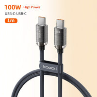 Transparent Fast-charging Data Cable