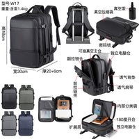 Multi-functional High-grade Vacuum Compression Business Backpack