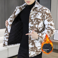 Winter Cotton Plus Versatile Men's Quilted Padded Jacket