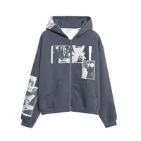 Men's Retro Simple Loose Hooded Sweater