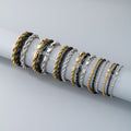 Hip-hop Trendy Braided Chain Couple Bracelet Accessory
