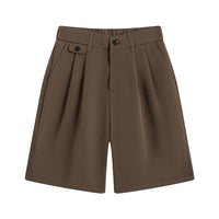 Shorts Men's Comfortable Soft Solid Color Small Suit Pants