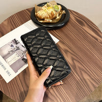 Women's Fashion First Layer Cowhide Zipper Bag