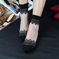 Women's Invisible Lace Women Silicone Anti-slip Socks