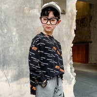 Cotton Sweater, Foreign Style Tops, Children's Bottoming Shirt Tide