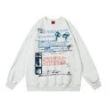 Men's Spring And Autumn Loose Pullover European Hip Hop Niche Casual Top