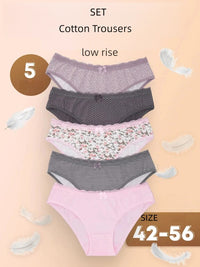 Womens Cotton Mid To Low Rise Briefs Comfortable Breathable And Made With A Triangular Cut