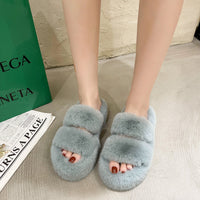 Fuzzy Slippers Women House Shoes Fluffy Bedroom Slippers
