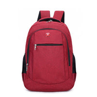 Backpack Solid Color Lightweight Student School Bag