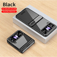 Foldable Screen Electroplating Transparent Hinge All-inclusive Drop-resistant Phone Case