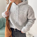 Slouchy Style Thickens The Fluffy Sweater Jacket