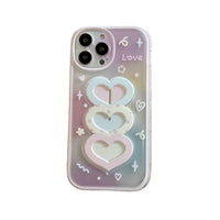 Gradual Love Wrist Strap Silicone Phone Case