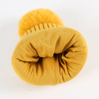 Boys And Girls Knitted Scarf Warm Winter Hat