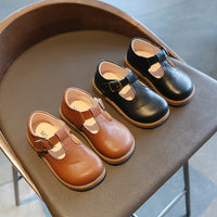 British Style Children's Retro Leather Shoes