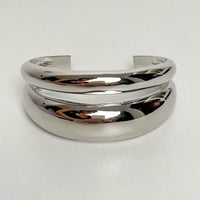 Niche Minimalist Style Irregular Metal Glossy Open Design