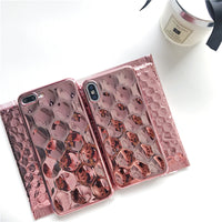 Wave curved mirror phone case