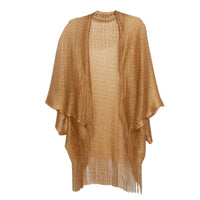 Women's Cloak Travel Ethnic Rainbow Stripes