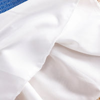 European And American Fashion Girls Smocking Top Wide Leg Pants Two-piece Suit