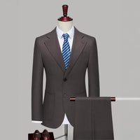 Italian Naples Men's Business Formal Casual Suit