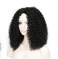 Fashion lady short curly hair chemical fiber high temperature wire small volume explosion head wig headgear