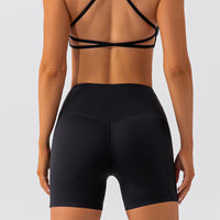 Hip Lifting Running Fitness Shorts With Tight Fit