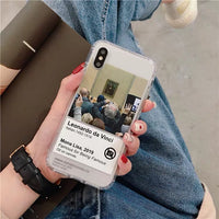 Transparent shatter-resistant mobile phone case