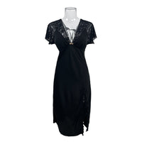 Autumn And Winter New Sexy Nightdress Ice Silk Suspender Skirt