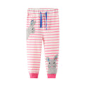 Embroidered Children's Pants Autumn Terry Cotton Children's Pants