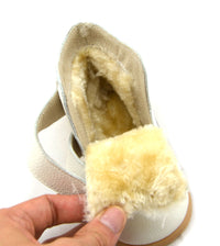 Children's round toe leather boots