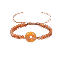 Retro Natural Stone Bohemian Braided Bracelet