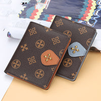 Multi-position Old Pattern Zipper Card Holder