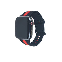 Two-tone Striped Strap Contrast Color Sports