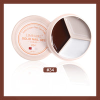 Cream Nail Polish Eye Shadow Bag