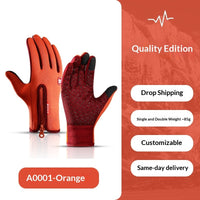 Thermal Windproof And Insulated Gloves For Skiing And Cycling
