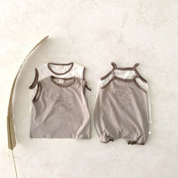 New Children's Clothing Contrast Color Baby Fart Romper