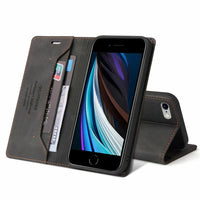 Solid Color Protective Case POCOX3nfc Suction Flip Wallet Insert Card Leather Case