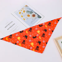 Halloween Dogs And Cats Pet Print Scarf
