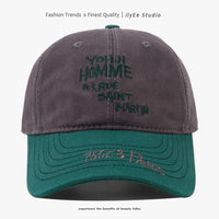 Big Head Circumference Peaked Cap Fashion Trendy Baseball Cap For Men