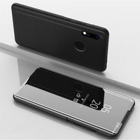 Mobile Phone Shell Plating Mirror Cover Leather Case