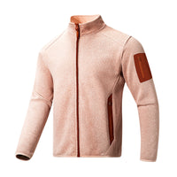 Outdoor Sports Stand Collar Men's Cardigan Tide Fleece Sweater Coat