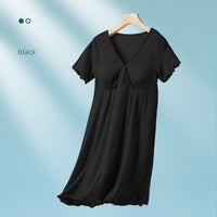 Breastfeeding Dress Thin Breastfeeding Modal Pajamas Pregnant Women